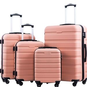 Coolife Luggage Suitcase Spinner Hardshell Lightweight TSA Lock